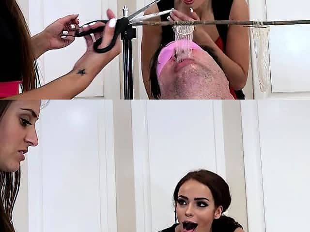 Hot pornstar femdom with cumshot