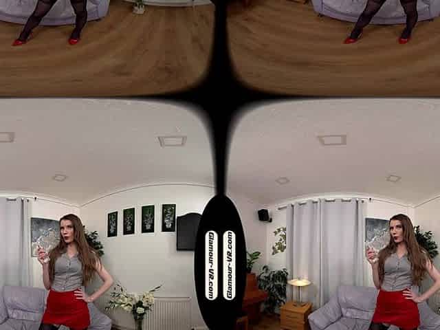 Brook Logan Secretary Indulges Boss To Keep Her Job Joi & Dildo Treat - 8k Vr