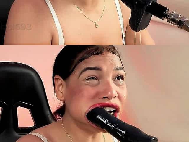 Deep Throat in a Hard Marathon "happy Ending Semen on My Pretty Face"