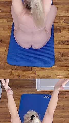 Sexy mother I'd like to fuck Begins Her Day With Exposed Y oga!