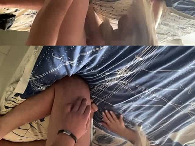 Blonde Amateur Babe with Big Tits Has Intense Orgasm