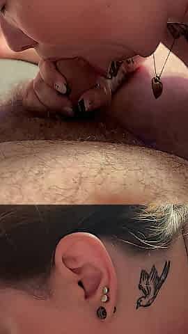big beautiful woman hotwife sucks on bwc