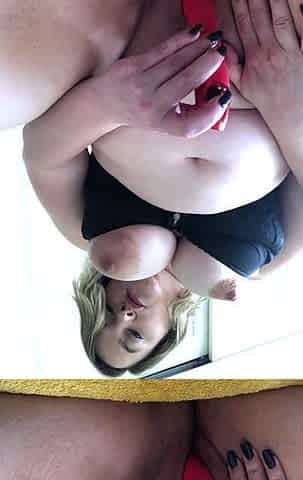 Great Big Boobs On Masturbating Redhead