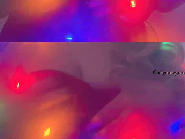 Striptease during the time that putting up some Holiday lights!