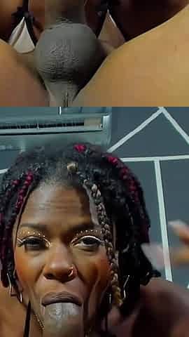 Blowjob Deep Down the Throat