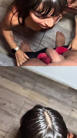 Sloppy POV Blowjob - Extreme Deepthroat and Messy Faceblast