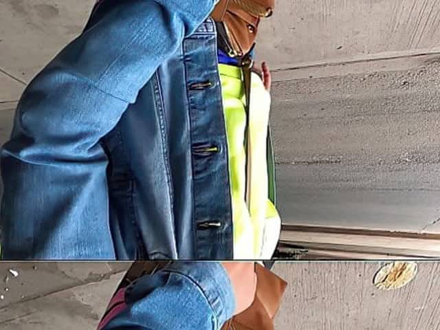 Wife no bra side boobs with pierced nipples in public flashing