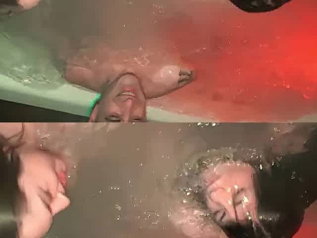 Sexy Jacuzzi Party: three Chaps and two Hotties with No Rules