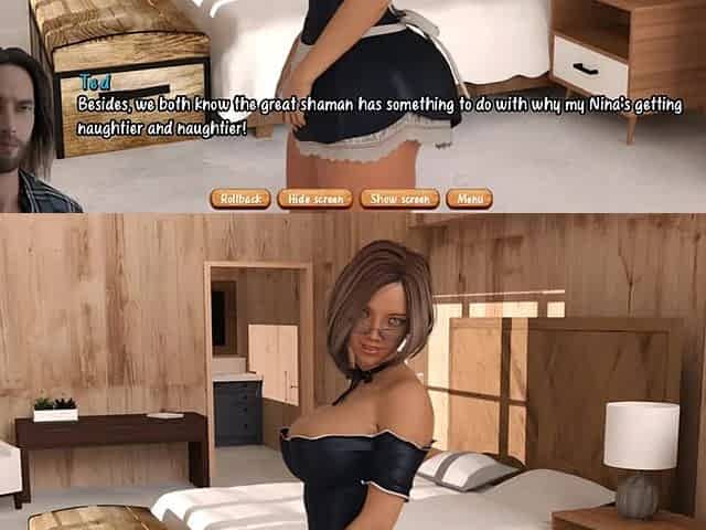 The Motel Gameplay (ntr Route) Hot Wife Fantasizes About Fucking a Stud