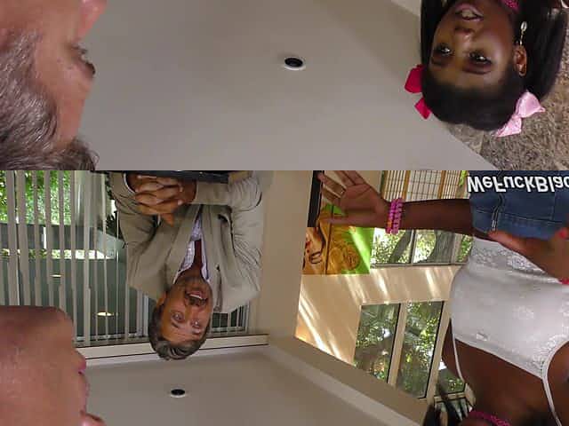 Horny Daizy Cooper gets her pussy banged by two guys at once