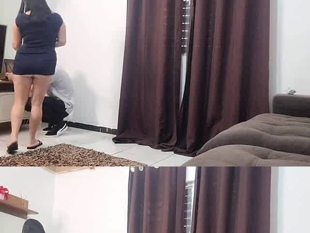 technician catches housewife masturbating during the time that this guy makes repairs