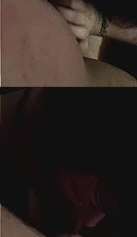 Latin chick sucking Penis