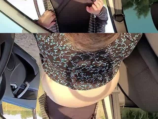 Banging a plump mamma in nature and cum everywhere