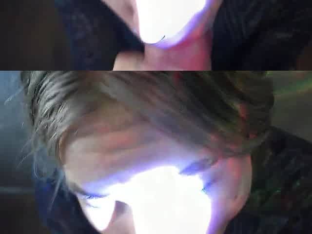 Fanal invasion from outer space! Trippy deepthroat squirting facial
