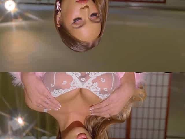 Big tits blonde sexy striptease session