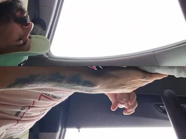 I stopped my car on the street and asked a hawt redhead for directions and took my weenie out!