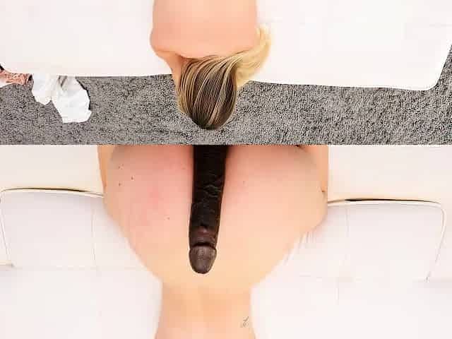 Classy slut interracial big cock blowjob toy and ass fun