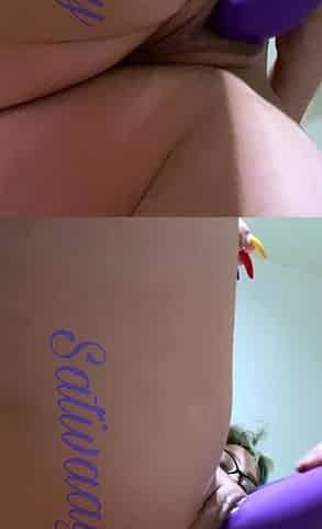 Sexy Alyssa Reece horny solo toy masturbation action