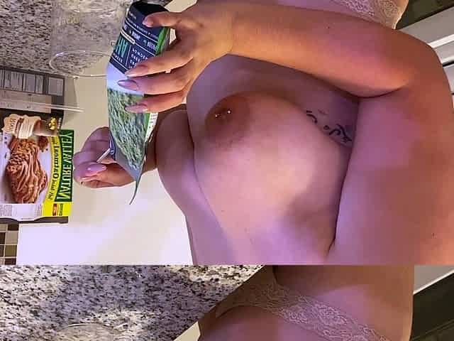 Great Big Boobs On Masturbating Redhead