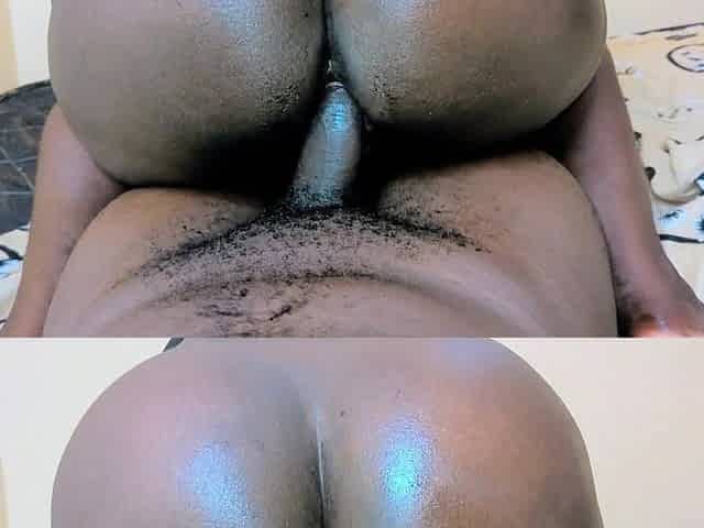 Pretty Ebony Naturals Get Cowgirl Riding Part 2