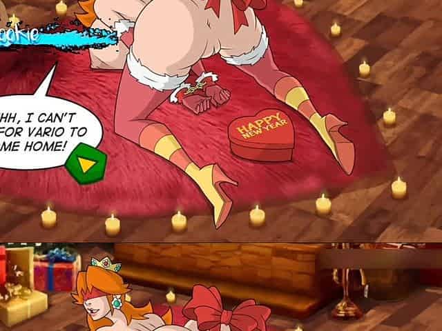 A Dick Before Christmas - Daisy has prepared some naughty fun when Santa comes in and spreads her cheeks