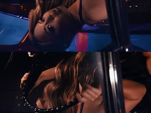 Lewd bimbo hot solo X-rated movie