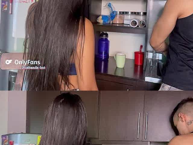 I assist my classmate in the kitchen and end up banging her taut booty