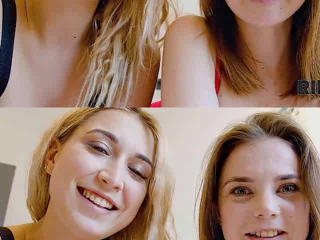 RIM4K. College babes presented their ally unforgettable 3some with rimjob