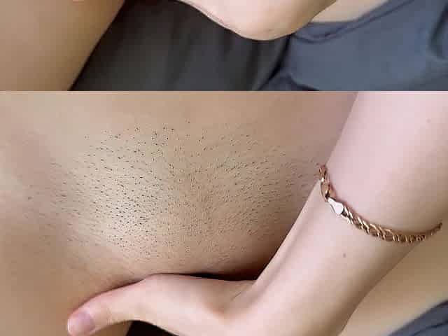 I wank my twat close up