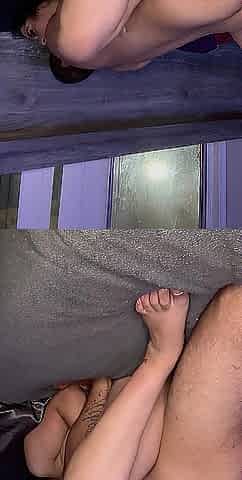 We do her position to make her cum in three mins and then I do what I wanna cum ????