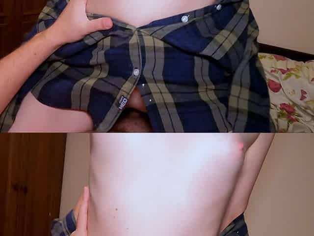 Her Tiny Tits Under That Shirt Will Drive Any Man Crazy!