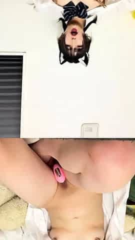 petite asian teen fucking toy and cock for cash