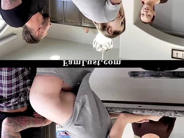 Stepdad End up Licking Her Snatch and Then Banging Her in The Kitchen - Famlust
