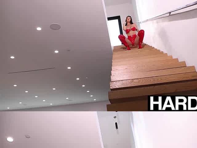 HARDX - Dressed to Thrill - Little Puck's Red Lingerie