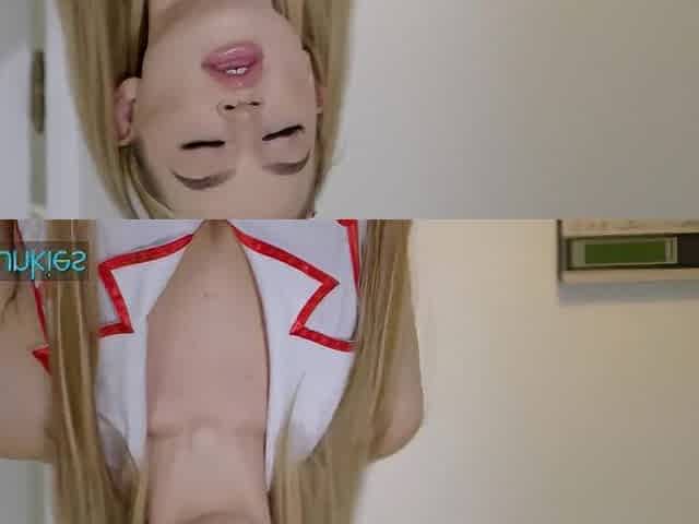 REALITYJUNKIES - Blond Nurse Knows Exactly How To Keep Her Patient Awake With Her Nasty Throat