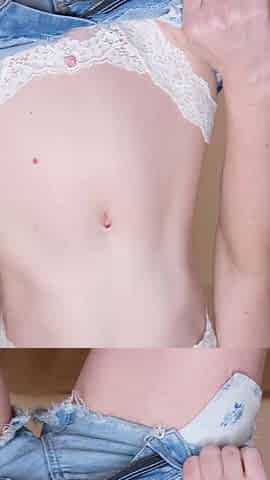 Creamy Dildo Strip and Play