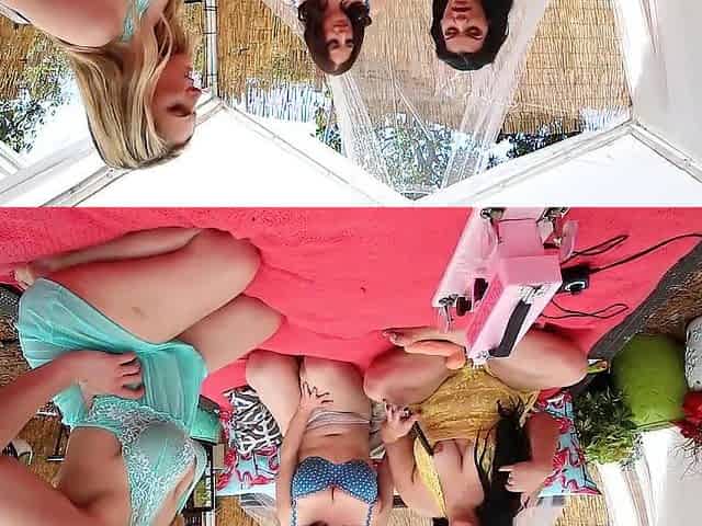 Party Lesbos Joslyn Jane Maggie Green & Angelina Castro Try That Toy!