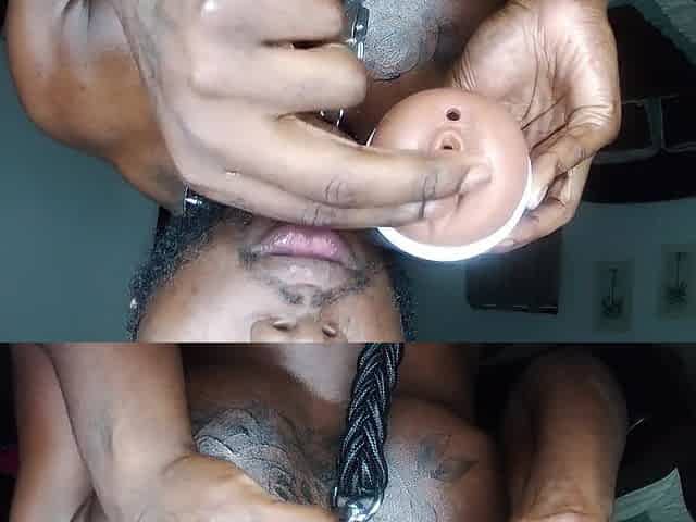 Toy play Black boy Solo Let play with your twat Mr.C role play