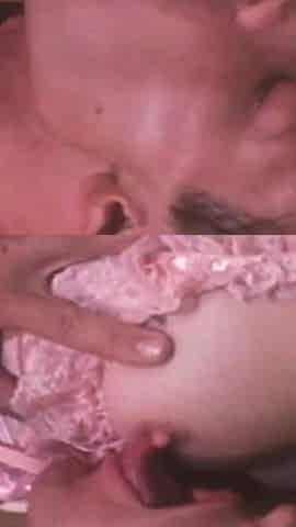 A Young Rocco Siffredi and a Very Sensual Cicciolina in a Vintage Scene
