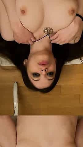 Playing with My Small Feet on Shane's Cock!
