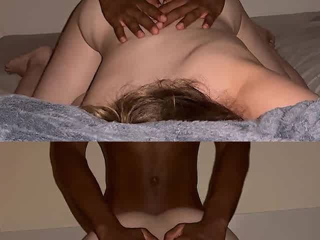 This migrant make her cum twice and cum discharged on this married PAWG