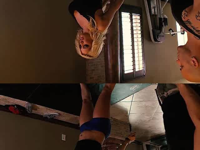 Stacked Golden-haired Angel Dayna Vendetta Getting Fit and Getting Drilled