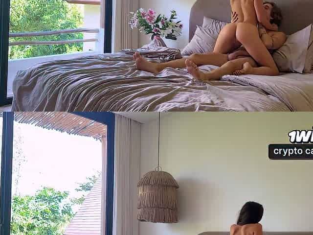 Morning Sex, Hot Creampie And Her Beautiful Face Covered In Cum Amateur From A Loving Couple