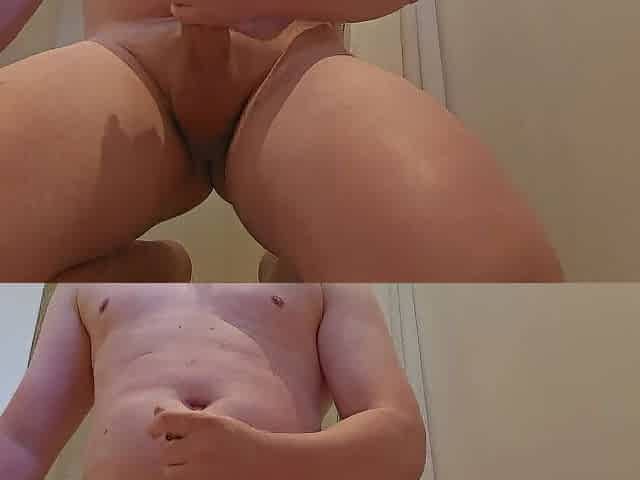 Large veiny knob oozing cum