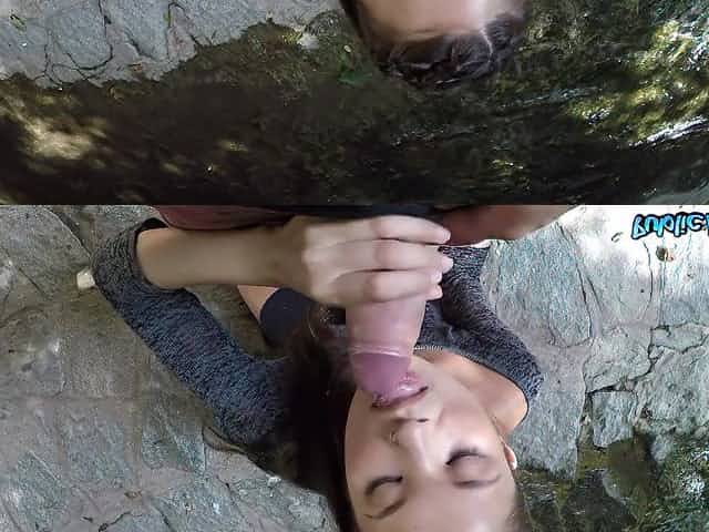 Girl gets picked up and fucked for cash in superb POV