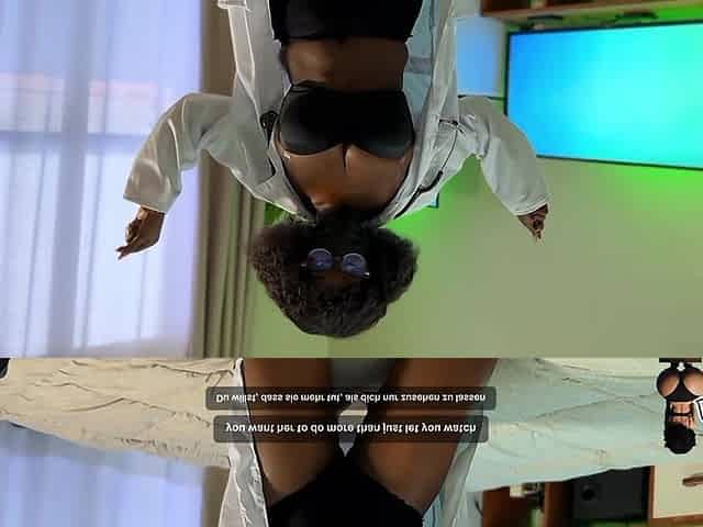 Big Ass Ebony Doctor Lets Me Touch Her Pussy and Fuck Her in My One Room Shack