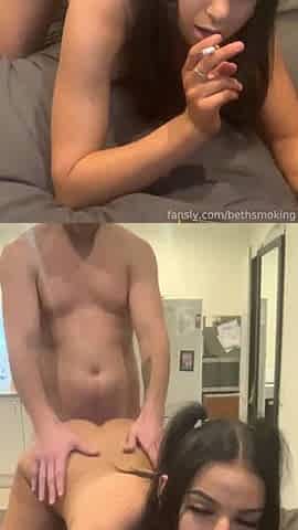 Smoking Beth gets fucked