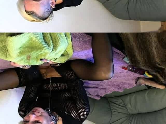 Mature blonde loves her sex toys