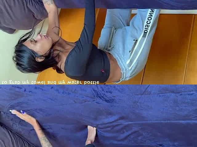 Black Guy Fondling Ebony Milf Juggs And Licking Cunt