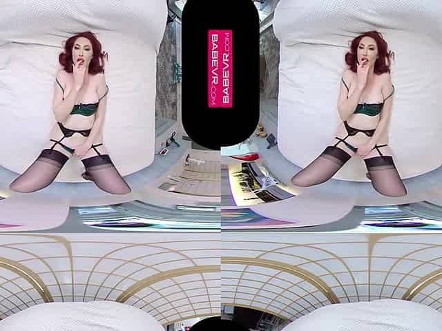 Busty Redhaed Puts Seductive Solo For You With Kendra James And Virtual Reality